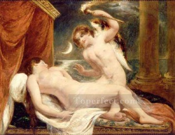 キューピッドとプシュケの女性の身体 ウィリアム・エティ Oil Paintings
